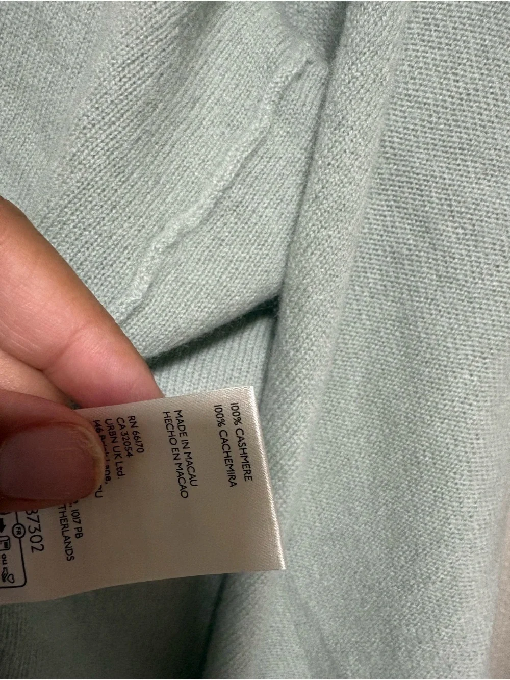 NWT Free people Cashmere Reversible Wrap Sweater
